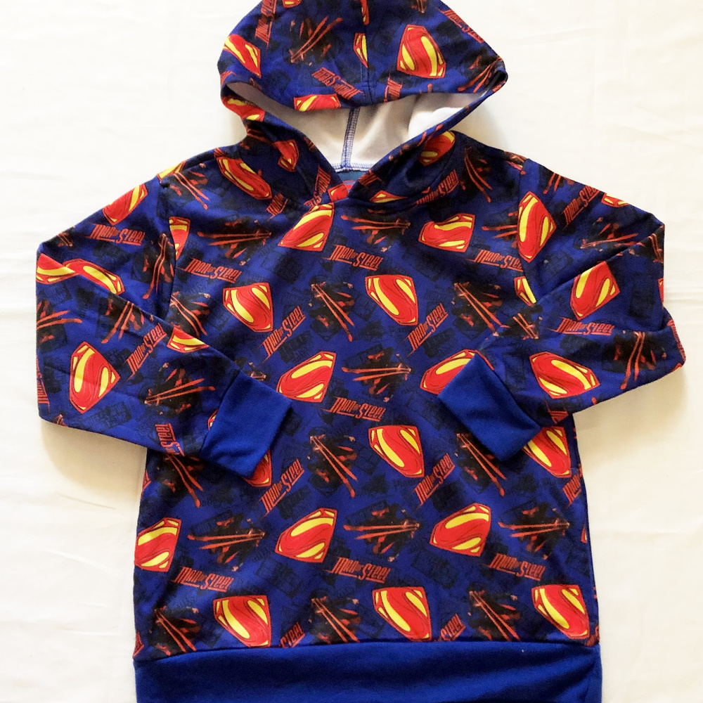 C-Life boys new sizes 8 or XL 16-18 Superman sweatshirt